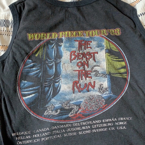 VINTAGE 1983 IRON MAIDEN - Picture 2 of 2